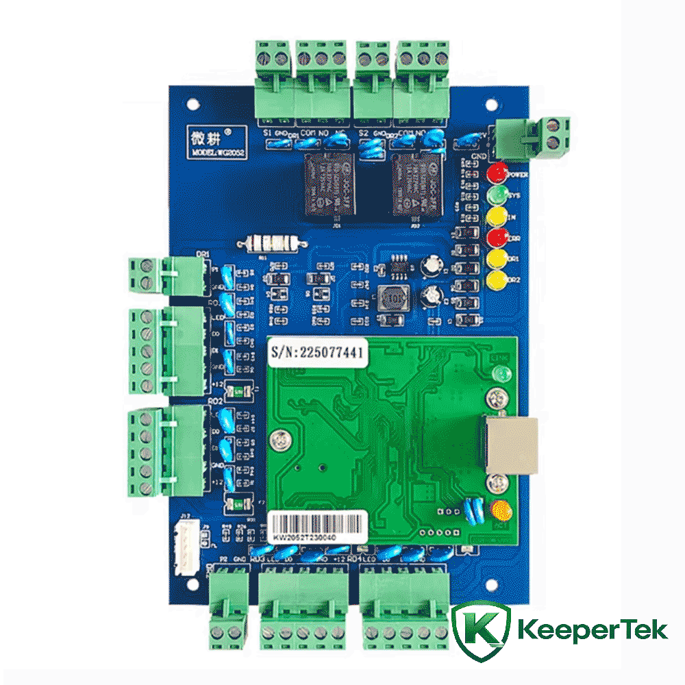 Dubbeldeurs tweewegtoegangscontroller KT-WG02