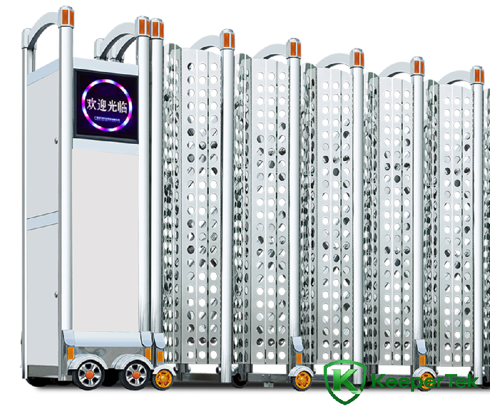 Elektrisch intrekbaar deurscherm KT-QG06
