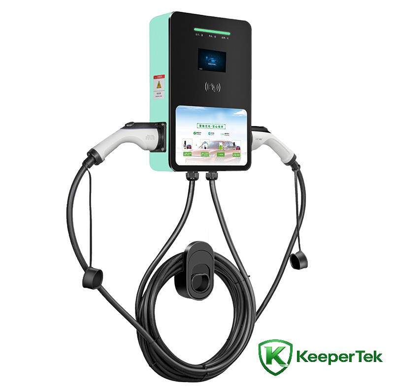 7KW/14KW staande enkel- en dubbelkanon AC-oplaadstapel KT-HC06