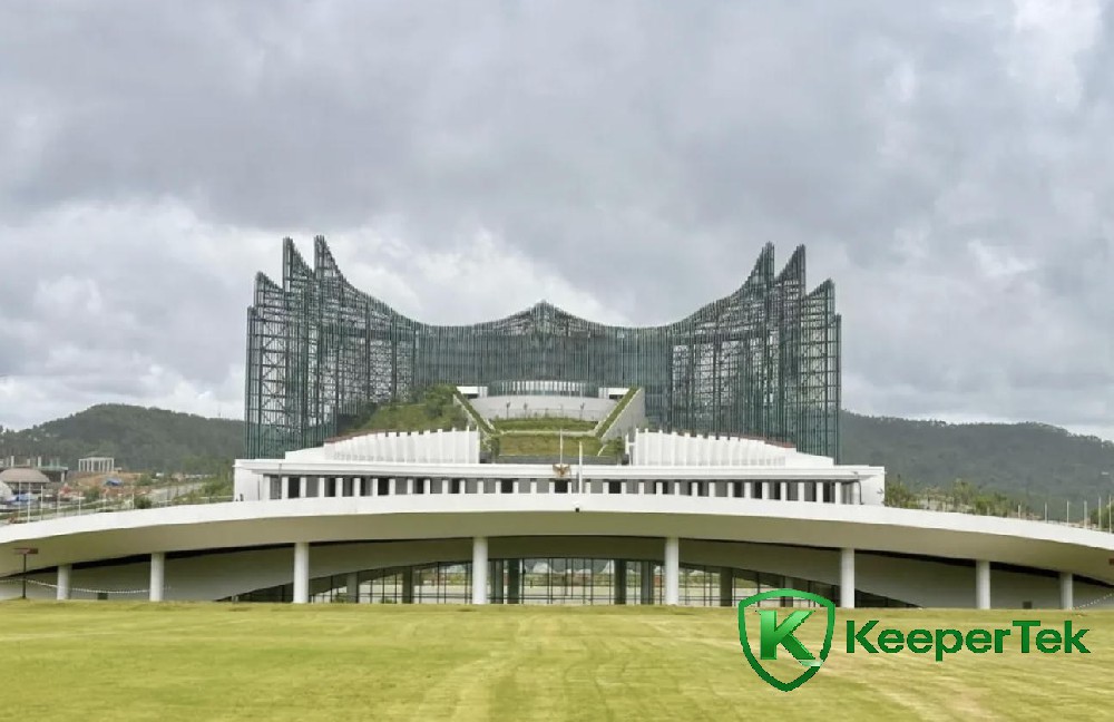 Regeringsgebouw in Nusantara, de nieuwe hoofdstad van Indonesië
